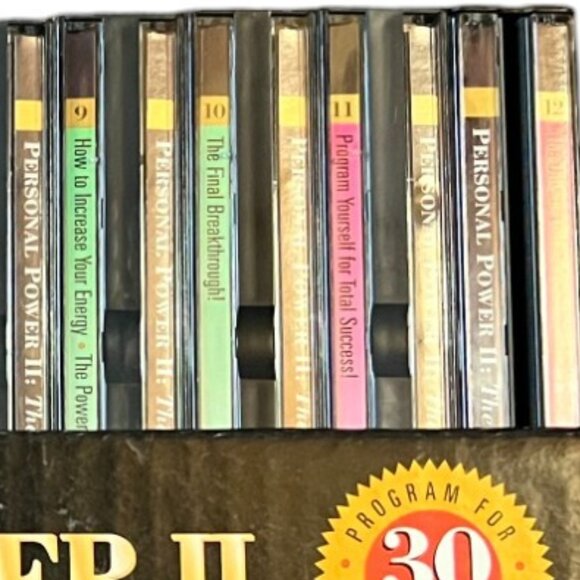 Anthony Robbins Personal Power II The Driving Force Complete Set 25 CDs & Workbk - Picture 4 of 14